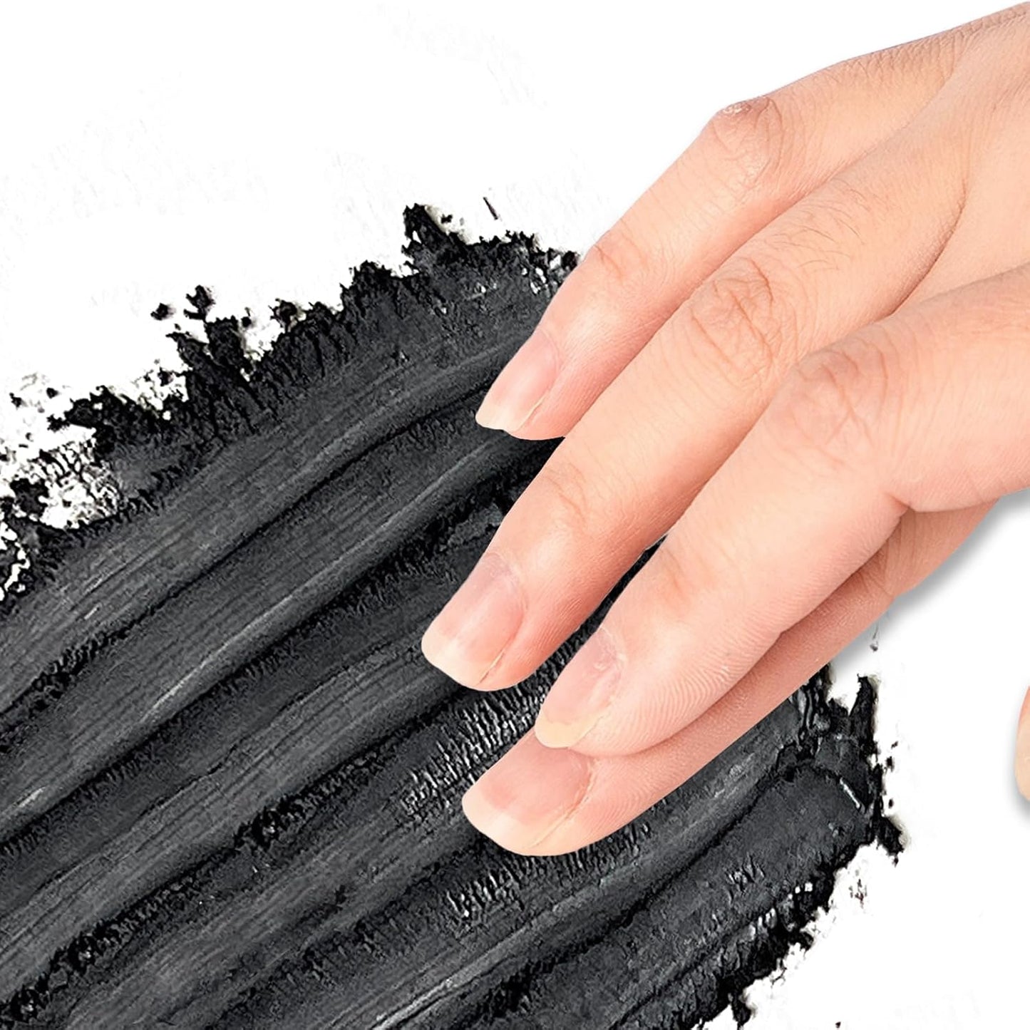 qianshan Soft Oil Pastels Set of 12 Single Colors,Non Toxic,Soft Texture Vibrant and Creamy Oil Crayons Pastels Art Supplies.Black