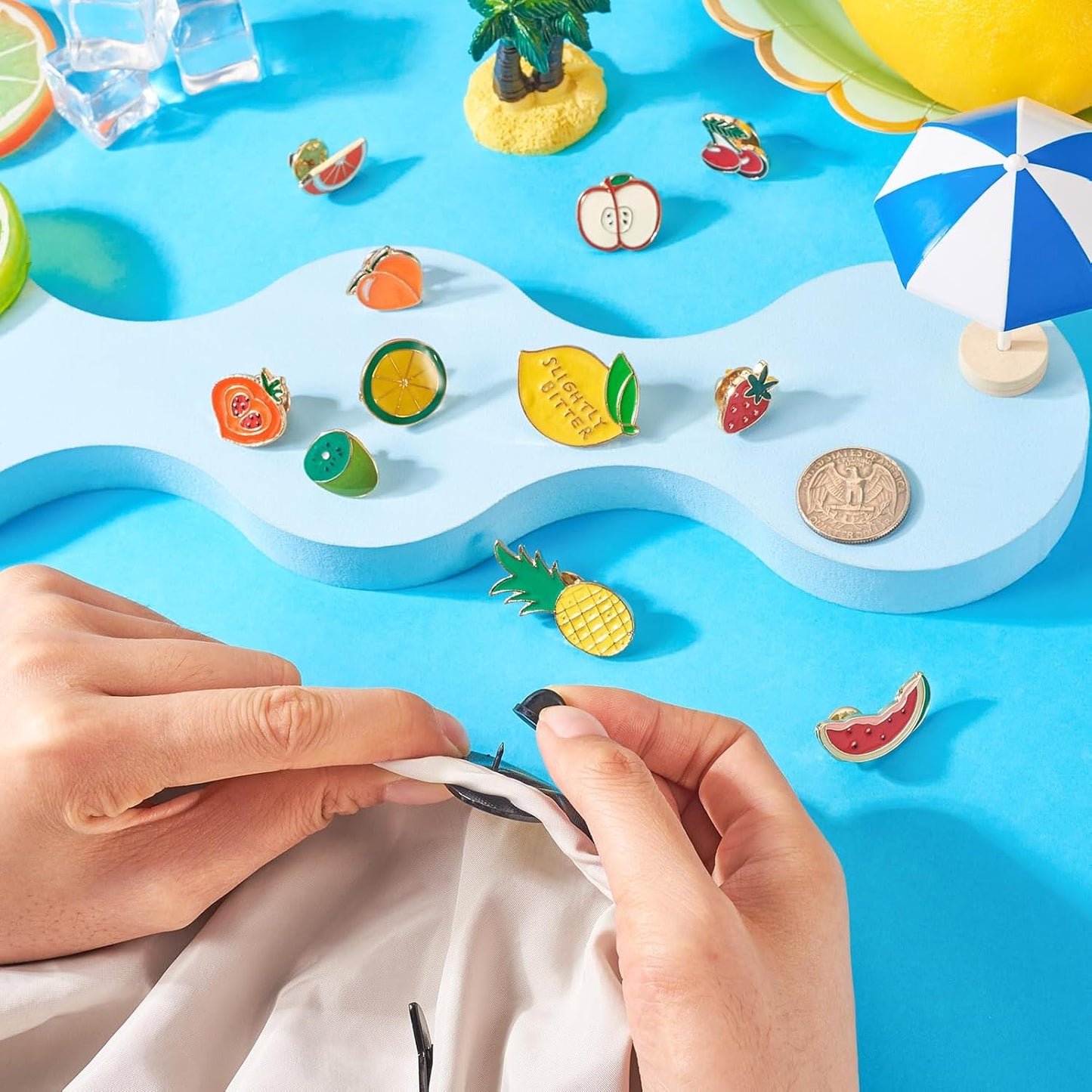 Mixed Enamel Pins for Backpacks, Beadthoven Cute Enamel Brooch Pins Set, Funny Backpack Pins, Aesthetic Lapel Badge Pins Bulk for DIY Clothes Accessories Holiday Gifts