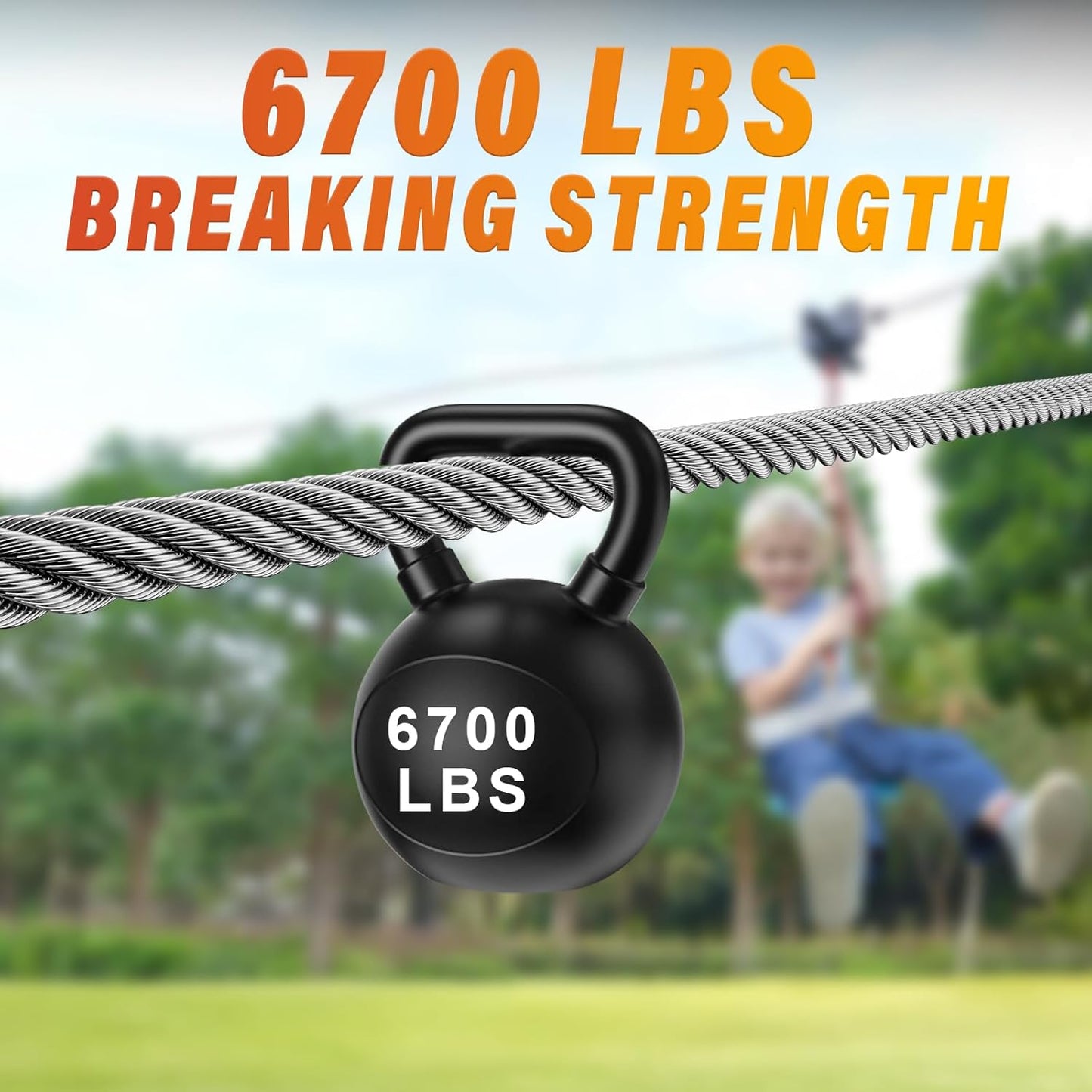 Stainless Steel Cable for Railing - 250FT 1/4" T316 Wire Rope - 7 x 19 Strands 6700 LBS Breaking Strength for Outdoor Deck Railing Zipline