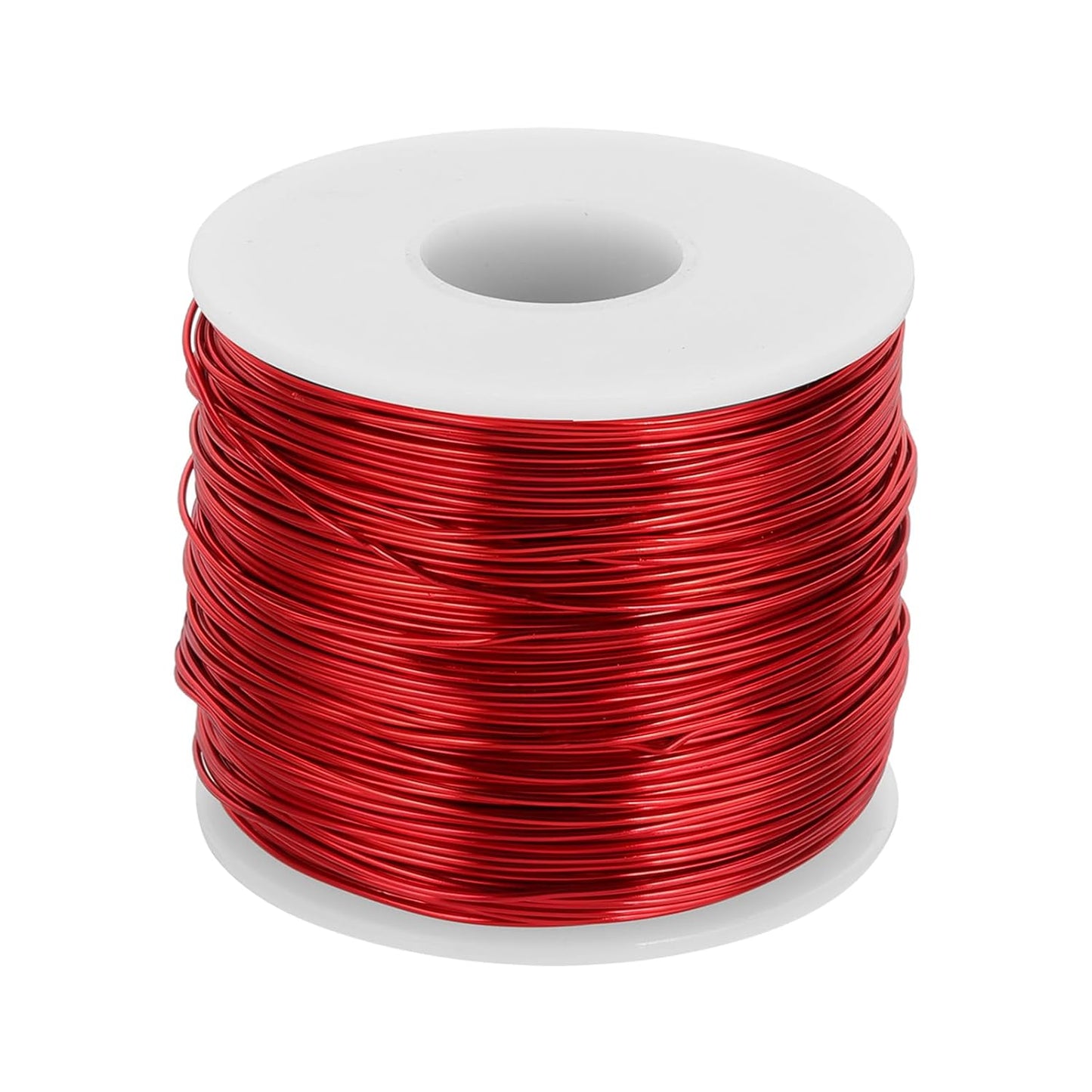 MECCANIXITY 18 Gauge Anodized Aluminum Craft Wire Bendable Bonsai Training Wire 492 Feet 1mm for Sculpting Crafts Wreath Floral Beading Jewelry Making, Red