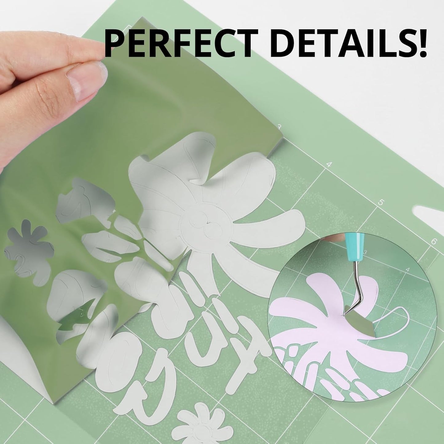 HTVRONT Heat Transfer Vinyl Roll - 12" x 8ft Green HTV Vinyl for Shirts, Iron on Vinyl Compatible with Cricut Cutting Machine - Easy to Cut & Weed for Heat Transfer Design (Khaki Green)