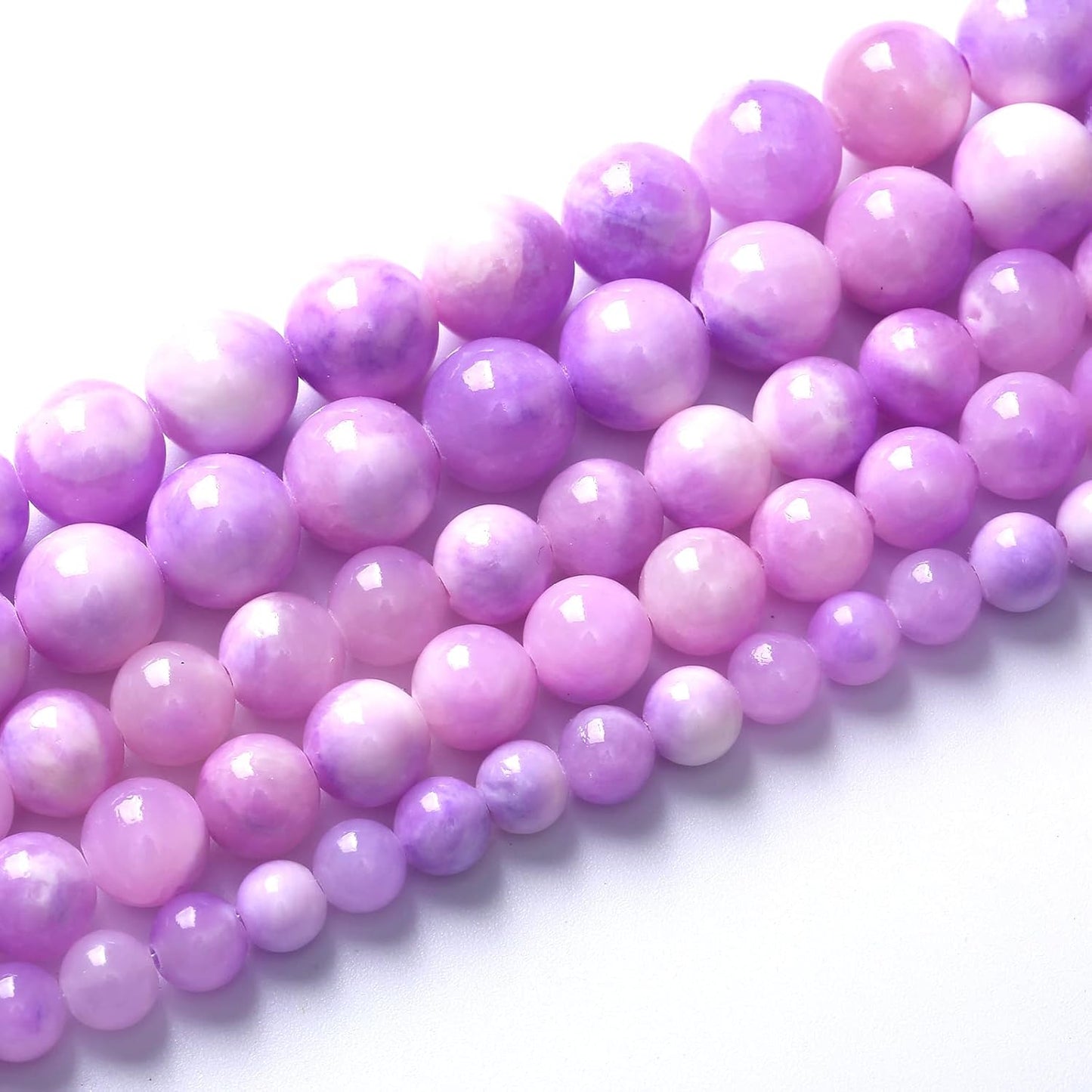 60pcs 6mm Natural Pink Starry Galaxy Persian Jade Gemstone Beads Round Loose Spacer Beads for Jewelry Making DIY Bracelets Necklaces 15" (Pink Starry Persian Jade, 6mm)