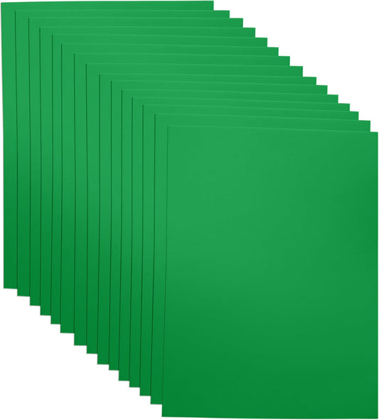 Green EVA Foam Sheets for Crafts, 9 x 12 Inch, 2mm Thickness, 15 Pack – Ideal for DIY Arts and Crafts, Foam Paper for Kids, Cosplay and Costumes