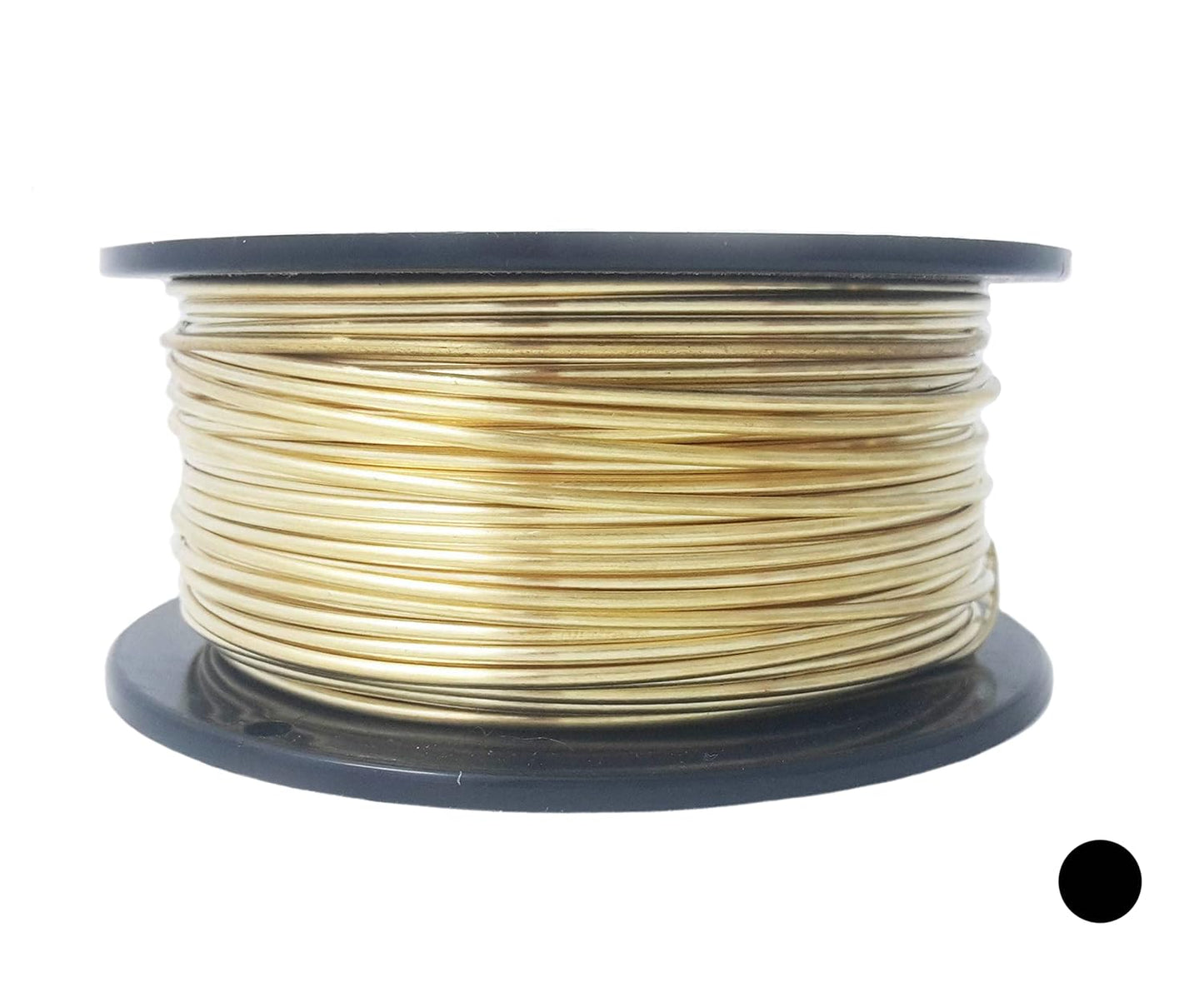 18 Gauge, Jeweler's Brass Wire, Red Brass, Round, Dead Soft, CDA #260-1LB(214FT) by CRAFT WIRE