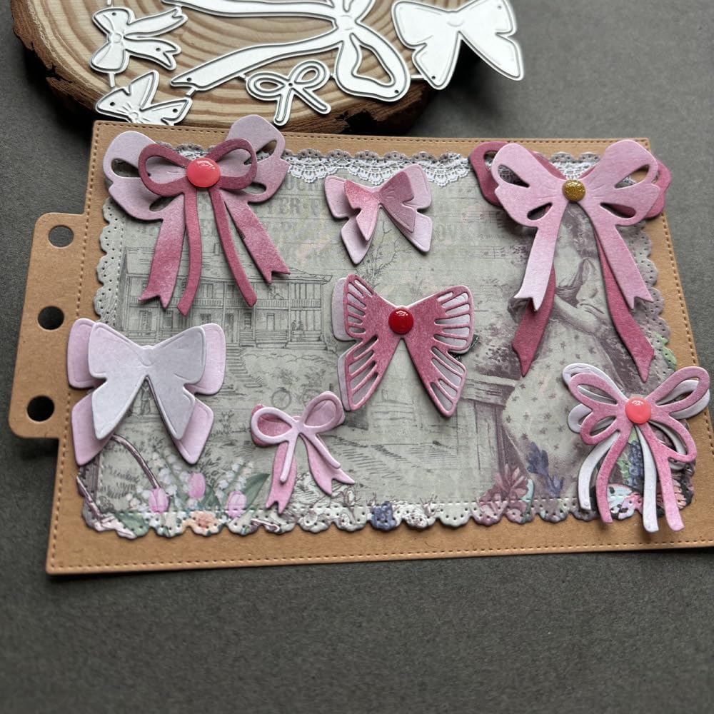 Rectangle Lace Loose-Leaf Cutting Dies, Backgrounds Frame Die Cuts Metal Stencils Scrapbooking Tools DIY Craft Carbon Steel Embossing Template for Paper Card Making Album Arts Crafts Supplies