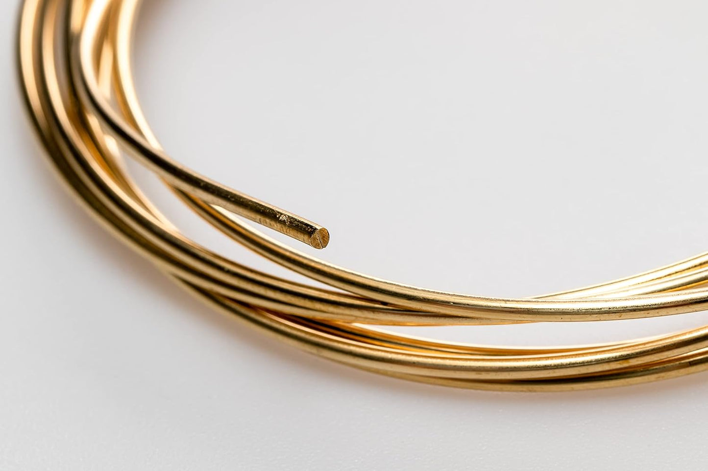 14 Gauge, Jeweler's Brass Wire, Red Brass, Round, Dead Soft, CDA #230 Alloy Jewelry Grade Made in USA - 5FT by CRAFT WIRE