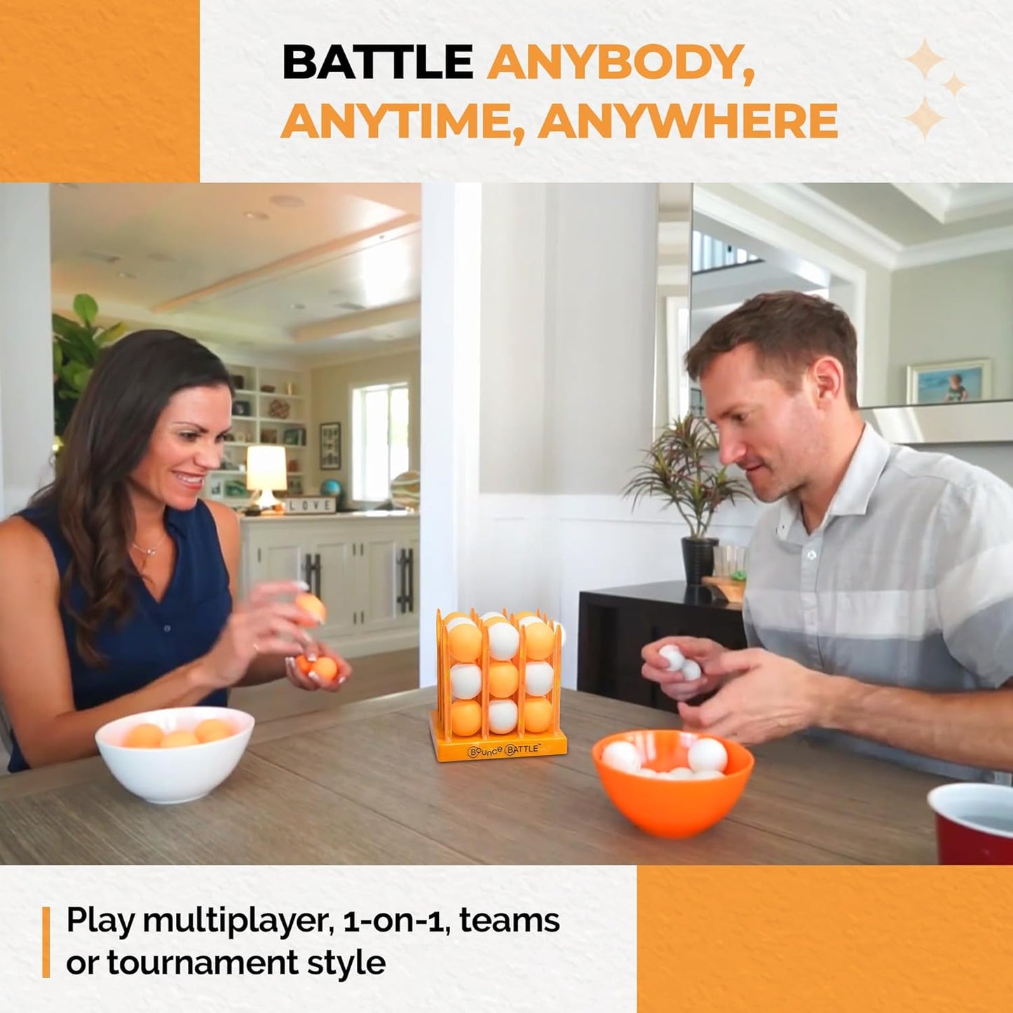 Tournament Edition – Wood Game Set with 36 Battle Cards – Fast-Paced Family & Party Game of Strategy, Skill & Chance – Fun Gift for Kids, Teens & Adults