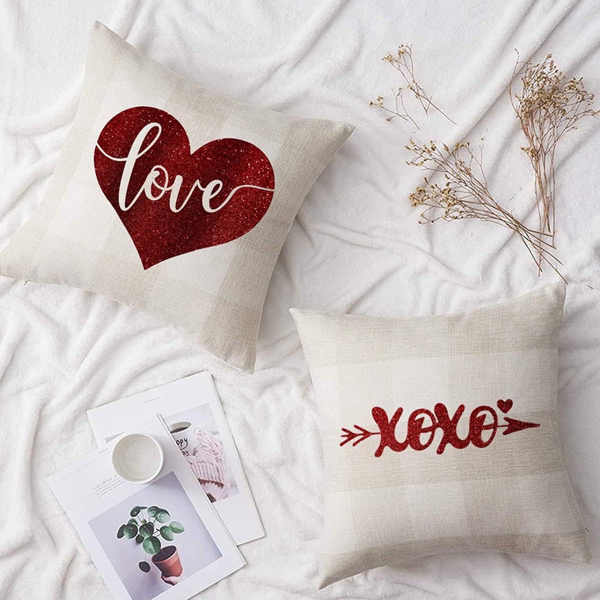 Red Glitter HTV Heat Transfer Vinyl Bundle 8 sheets-12 x12 Iron on Vinyl for T Shirts Hats Clothing Compatible with Cricut Cameo Heat Press Machine