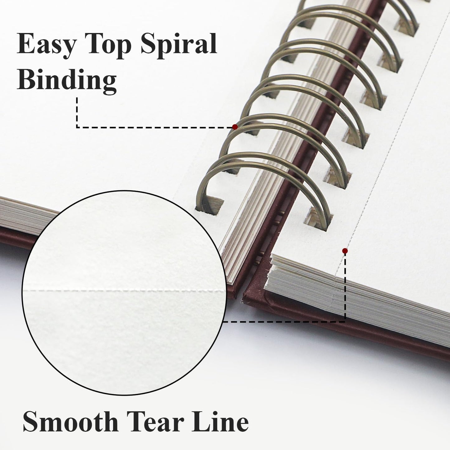 Mixed Media Sketchbook 9" x 12" - Multimedia Sketchbook Hardcover, Spiral Bound, 60 Sheets 98lb/160gsm Mixed Media Paper, Watercolor Sketch Books for Artist Supplies, Painting, Drawing & Art Supplies.