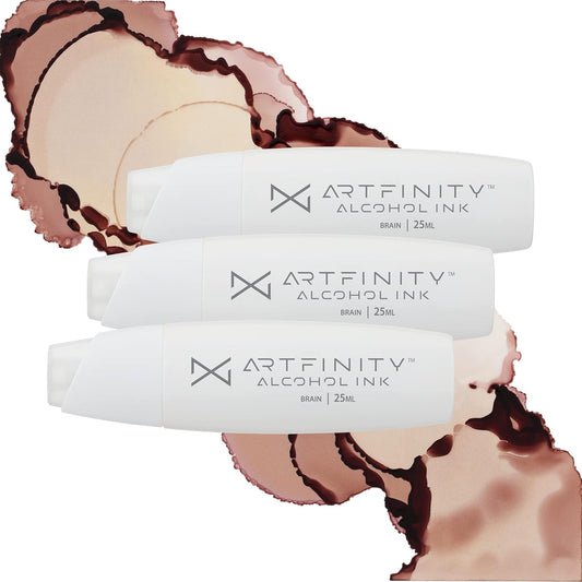 Alcohol Inks 3 Pack - Vibrant, Professional, Dye-Based Alcohol Inks for Artfinity Alcohol Markers, Artists, Drawing, & More! - Brain RV8-5