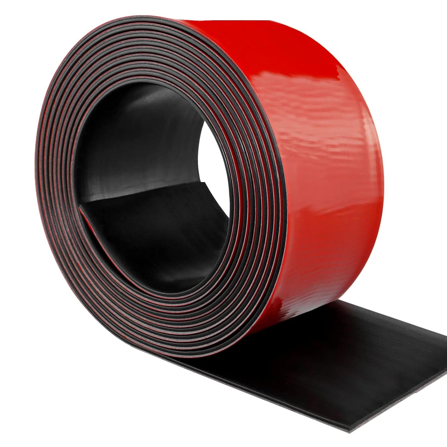 Neoprene Rubber Strips Self Adhesive Solid Rubber Sheets, Rolls & Strips for DIY Gaskets Crafts Pads Seals Warehouse Flooring Neoprene Sheet with Adhesive Backing (6" Wide x 1/16" Thick x 40' Long)