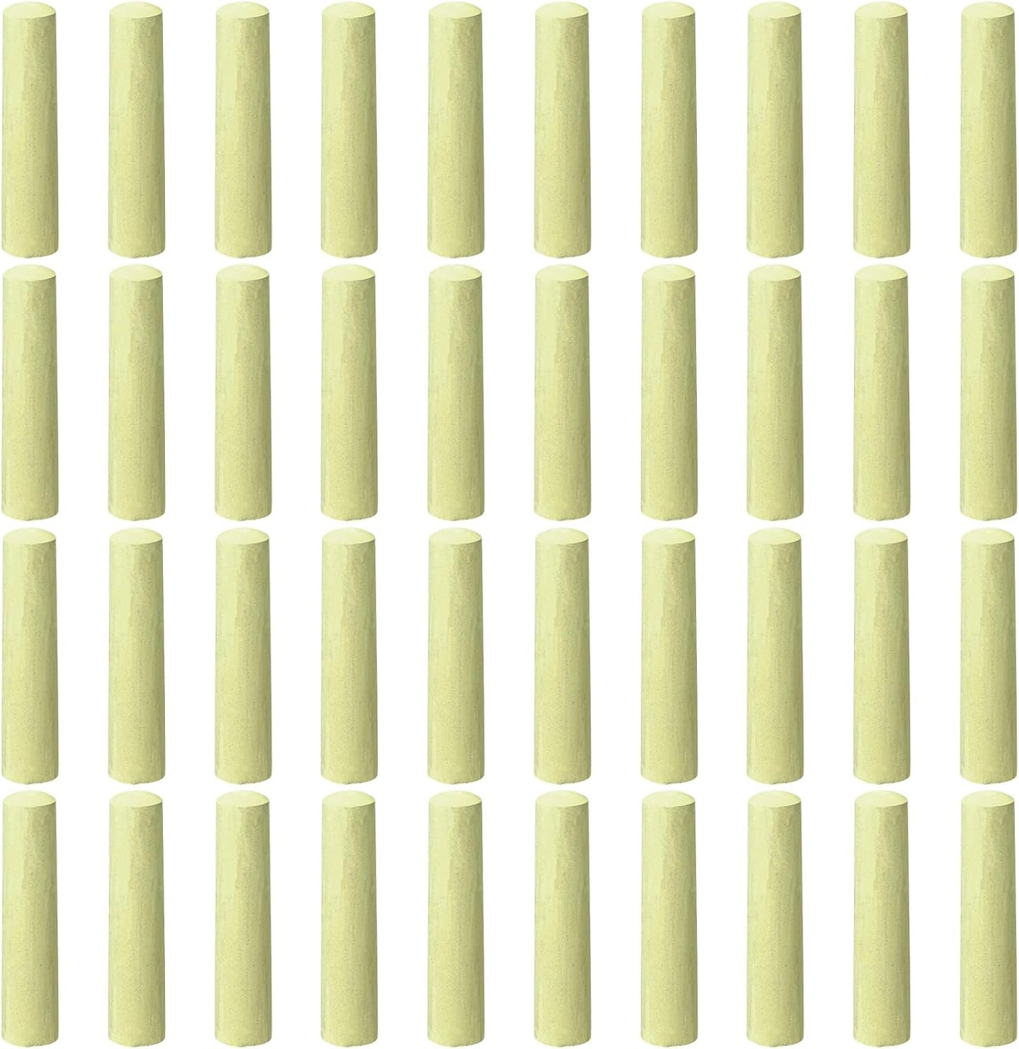 25 Pcs Sidewalk Chalks for Kids Non Toxic Jumbo Chalk for Party Gift Outdoor Art Classroom Play Painting (Yellow)