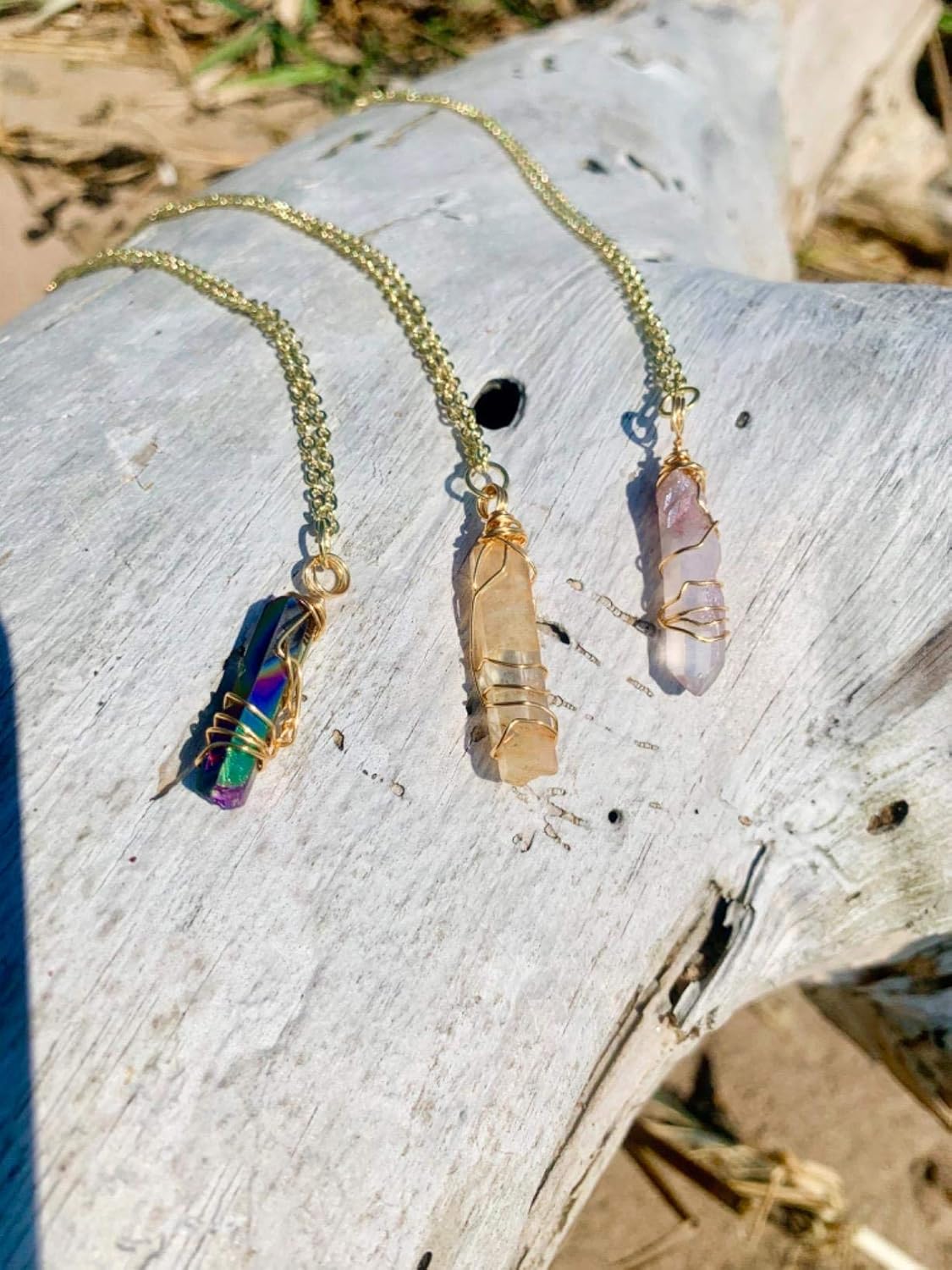 ALEXCRAFT Wholesale 12 PCS Gold Plated Brass Flat Cable Chain Finished Necklace Chains Bulk for Jewelry Making(20 Inch(2MM))