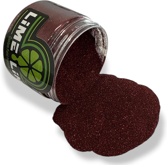 LiME LiNE Sprayable Metal Flake Paint Additive: Solvent Resistant Glitter for Automotive Custom Painting (Brandywine)