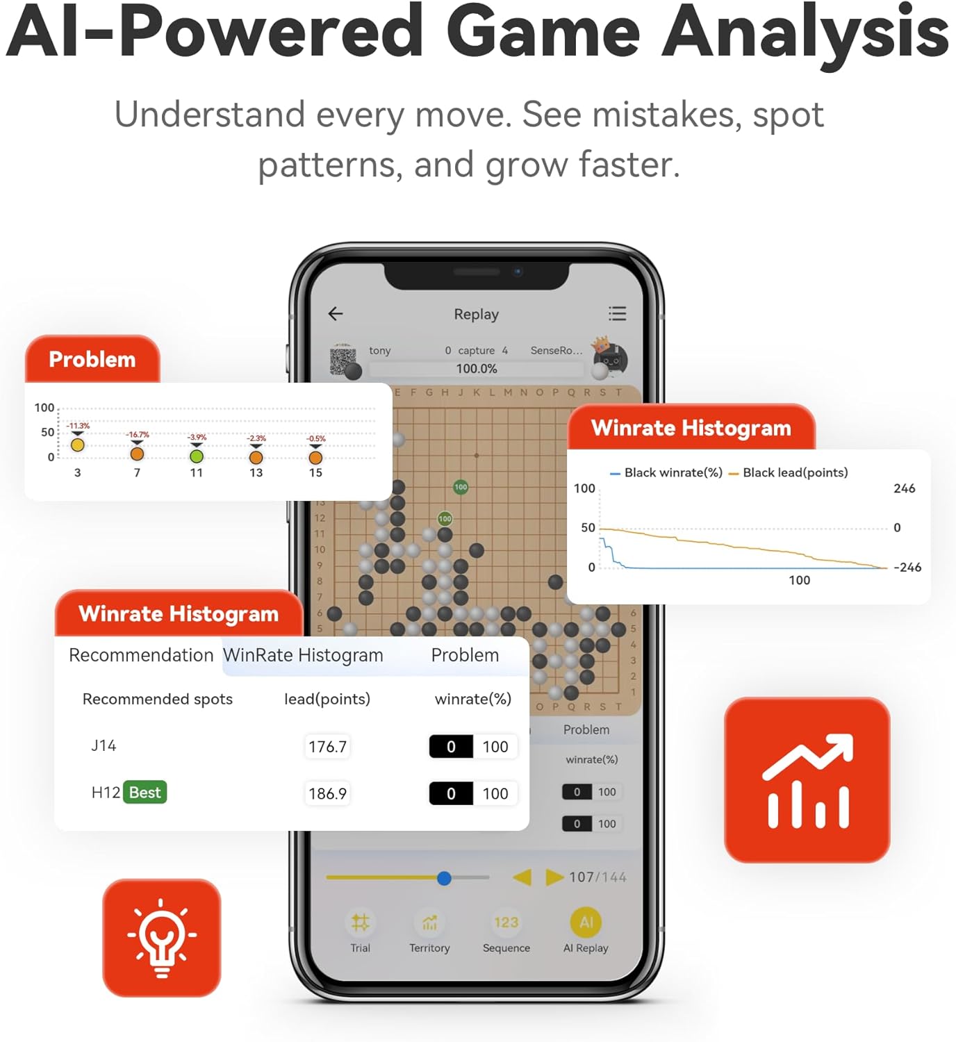 Go Professional – AI Smart Go Board with Robotic Arm, 23-Level AI for All Skill Levels, Apex Duel, Real-Time Game Review, Wi-Fi OTA Updates