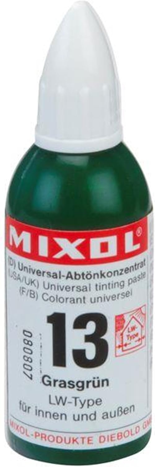 Mixol Universal Tints, Grass Green, #13, 20 Ml