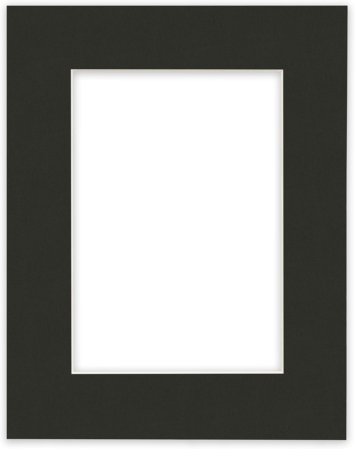 Craig Frames B404 Pre-cut Mat Board for 11x15 Print, 16x20, Textured Black