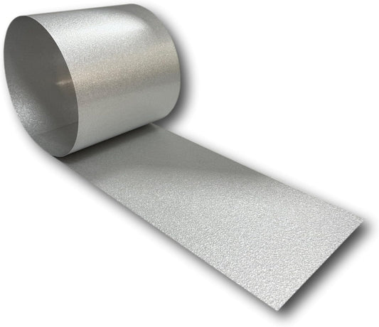 Eagle 1-24 Gauge KYNAR 500 Sheet Metal Flashing Rolls-10 FT Long-Heavy Duty-Commercial Grade-Roofing Flashing, Fascia Cover, Coping Cap-Multiple Sizes (24" x 10 FT, Galvalume Plus)