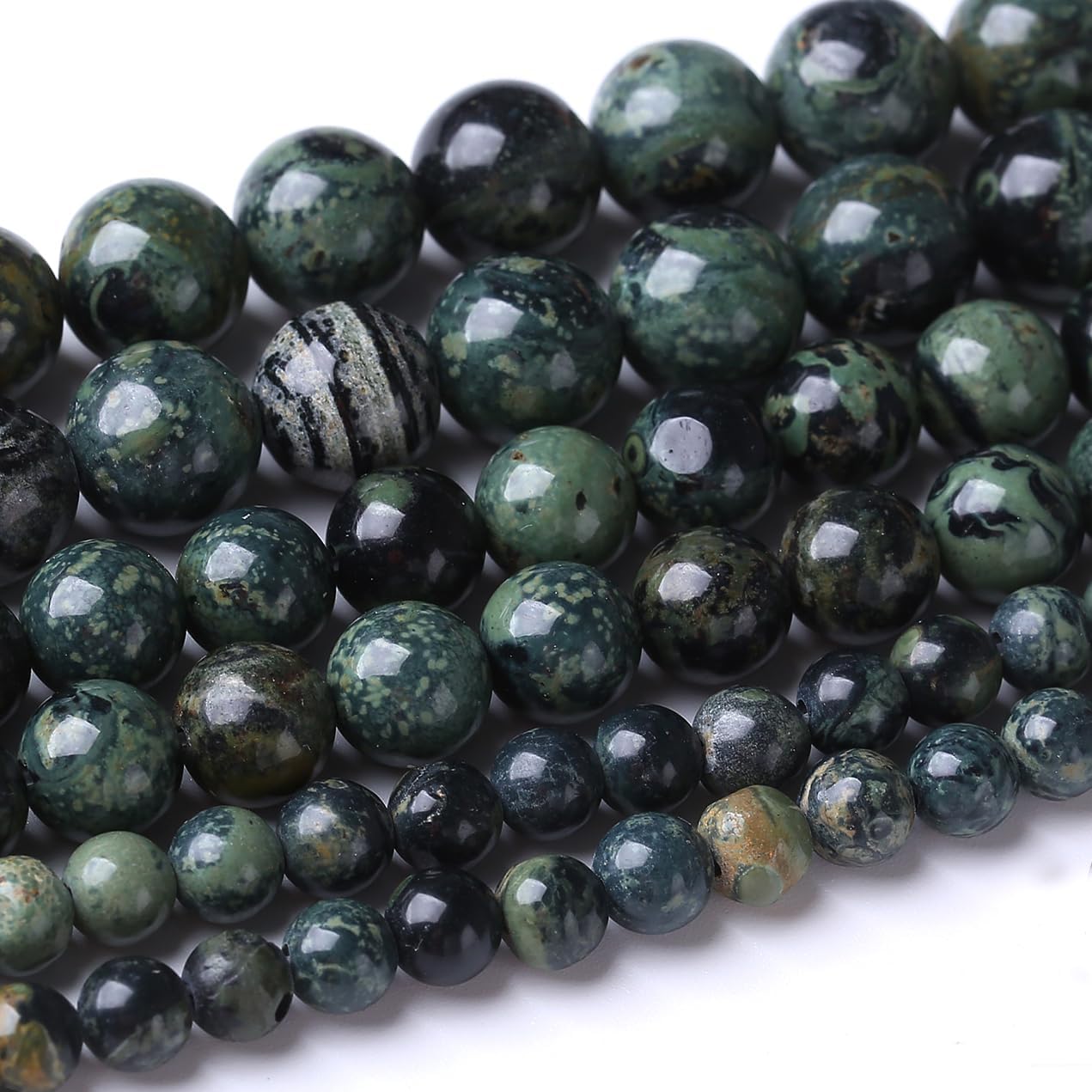36PCS 10MM Blue Jasper Beads Stone Beads Energy Healing Beads for DIY Jewelry Bracelet Necklace Making for Jewelry Making15Inch