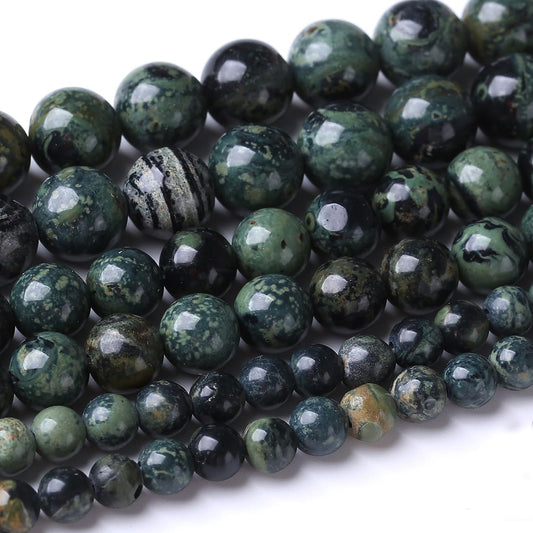 32PCS 12MM Blue Jasper Beads Stone Beads Energy Healing Beads for DIY Jewelry Bracelet Necklace Making for Jewelry Making15Inch