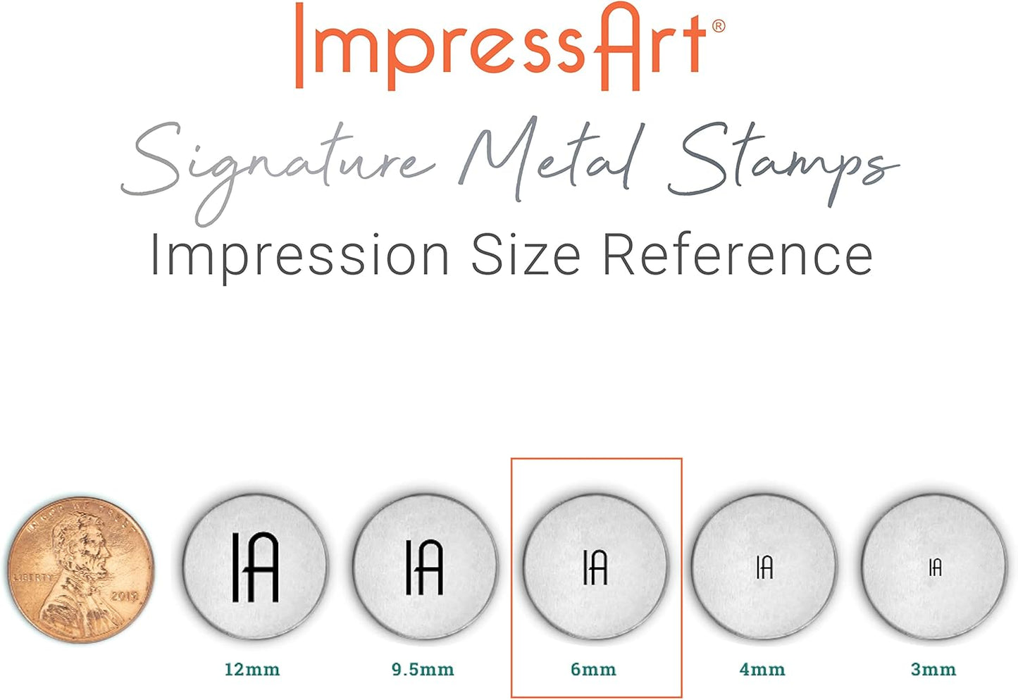 ImpressArt - Hootie Metal Stamp Owl Design Steel Punch for Creative Jewelry Making & DIY Projects, 6mm