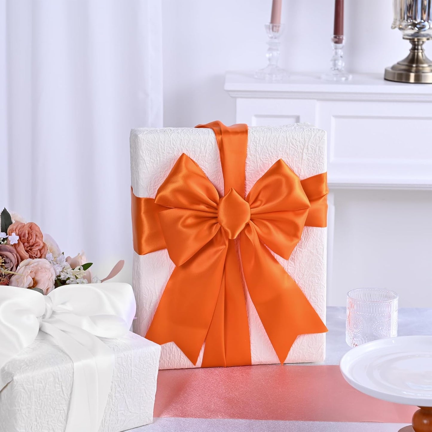 Torrid Satin Ribbon 3 Inch X 15 Yards Solid Color Double Faced Ribbons Perfect for Crafts Wedding Decor Bow Making Arts Sewing and More