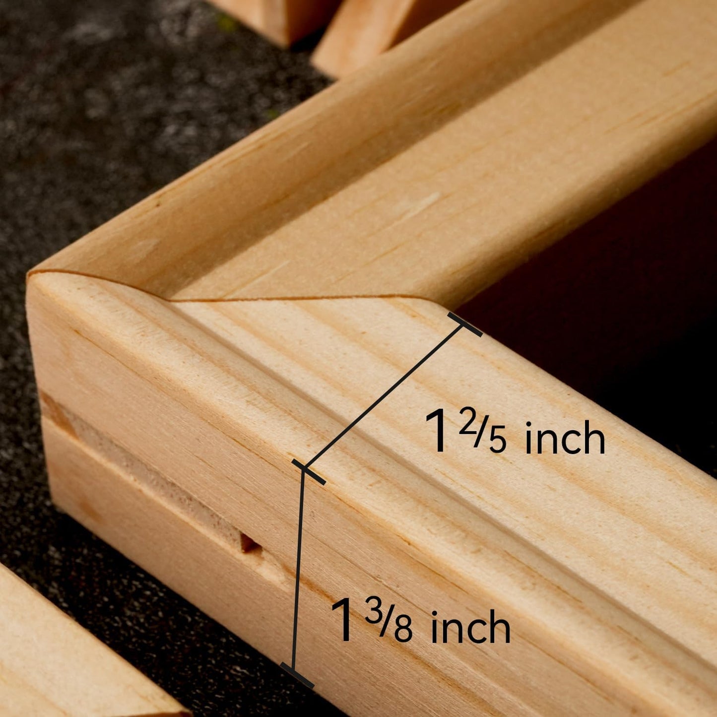 PHOENIX 9x12 Inch 3 Pack Gallery Canvas - 1.5 in Thick Canvases for Painting - Deep Edge 100% Cotton 11 Oz. Gesso Primed White Blank Professional Canvas Oil & Acrylic Paints