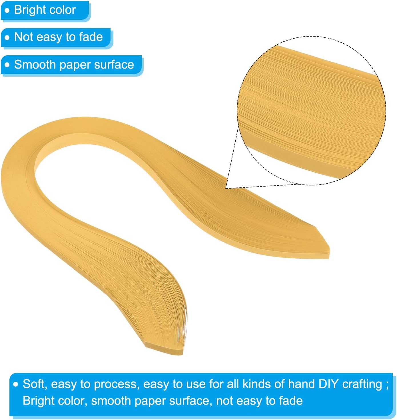 PATIKIL Quilling Strips Paper 600pcs 5mm 39cm Origami Paper Quilling Kits for Art DIY Hand Craft Christmas, Khaki