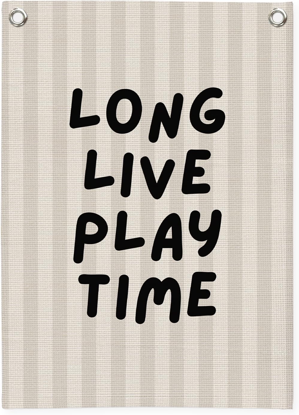 Toddler Boy Room Decor,Long Live Playtime Canvas Banner，Boy Nursery Decor Wall Hanging Banner Flag for Toddler Kids Room Nursery Playroom Bedroom 18x25 Inch