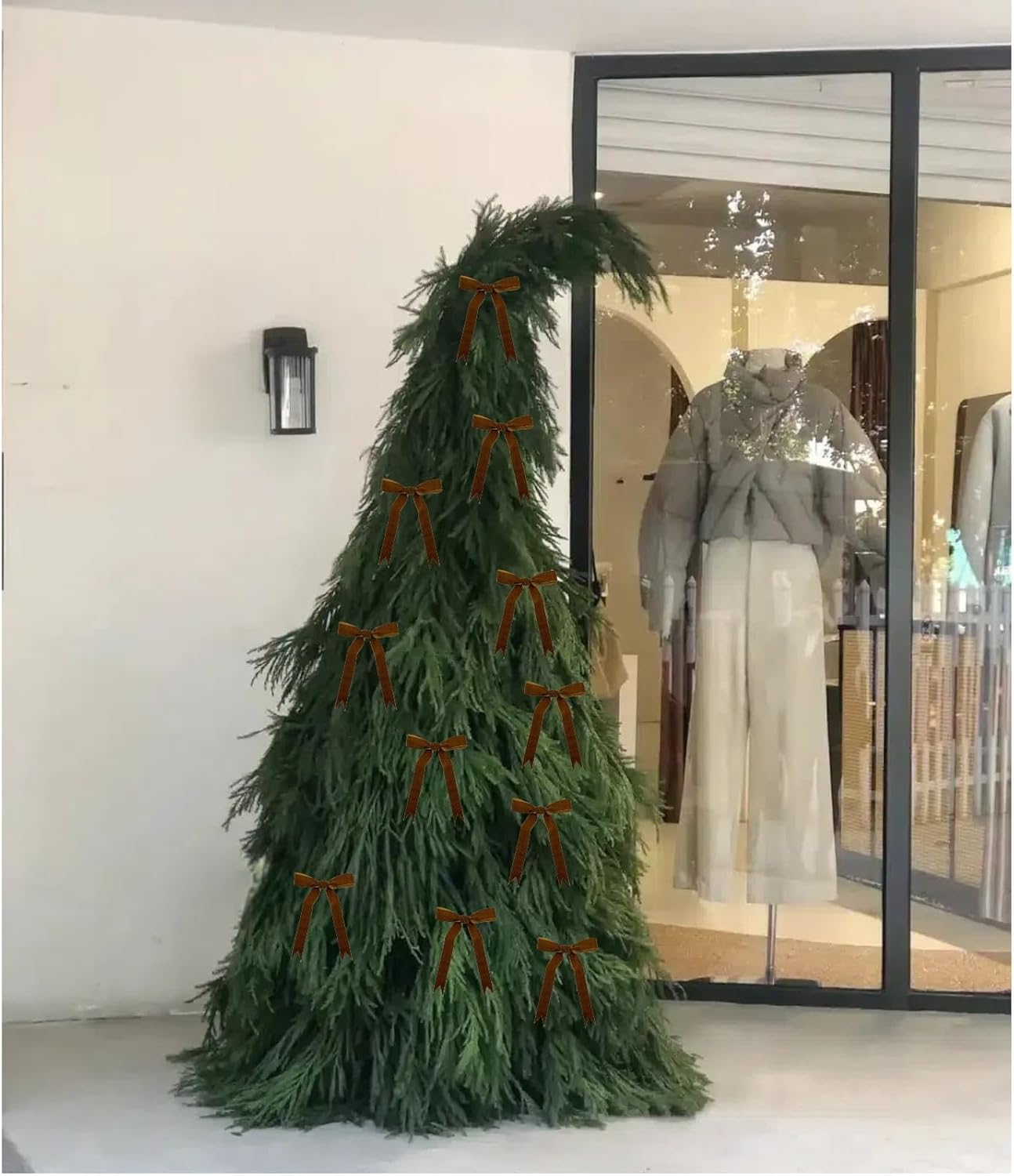 15 Yards Velvet Ribbon 1 Inch Single Face Brown Velvet Ribbon Spool Prefect for Wedding, Ribbons for Gift Wrapping, Vintage Christmas Decor Tree Ornaments Wreath Hair Bows, Ribbons for Crafts