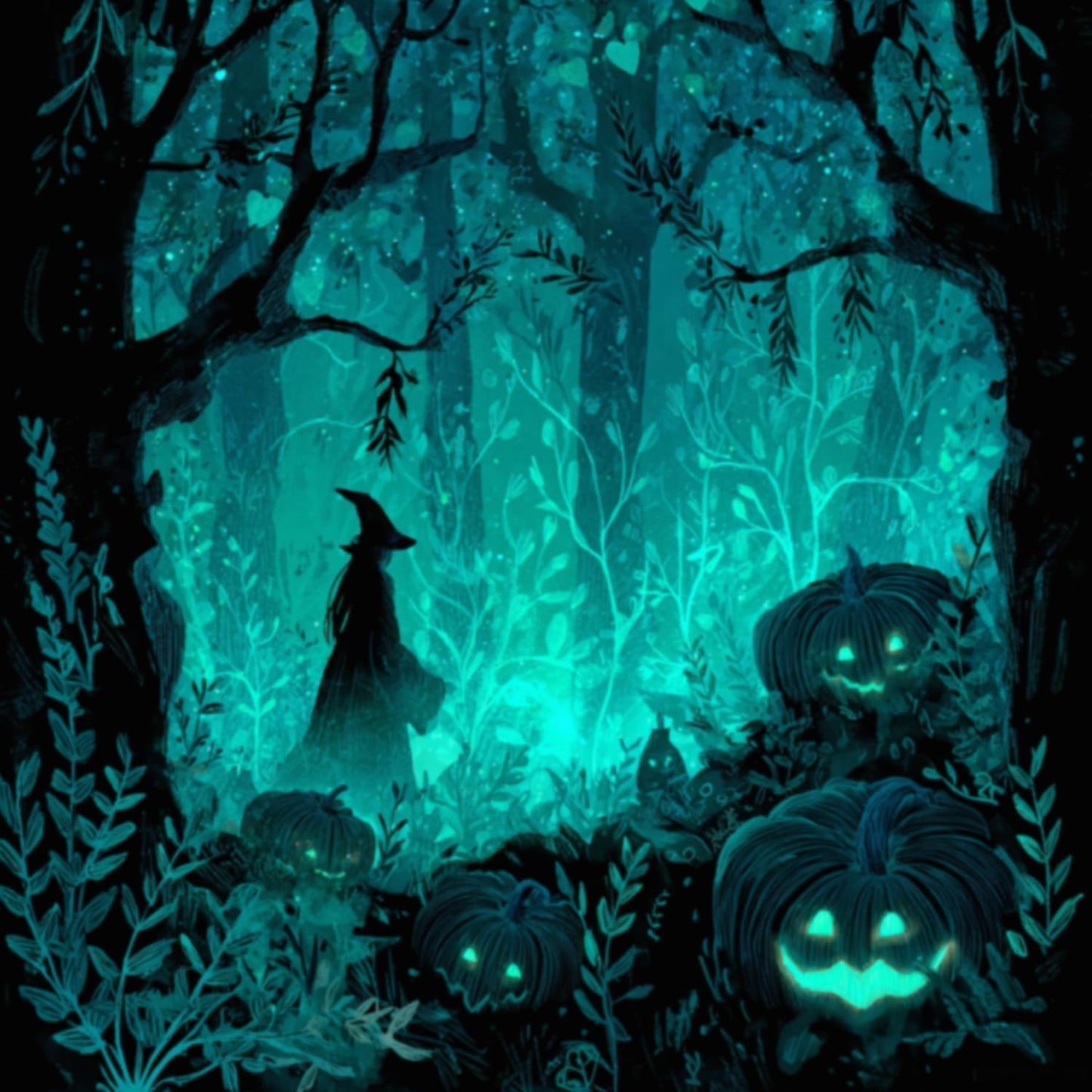 AUREUO Glow in the Dark Acrylic Paint, 8 Colors x 2 Fl Oz / 60ml Neon UV Black Light Paints for Halloween, Rocks, Wood, Craft, Canvas, Paint Party Supplies