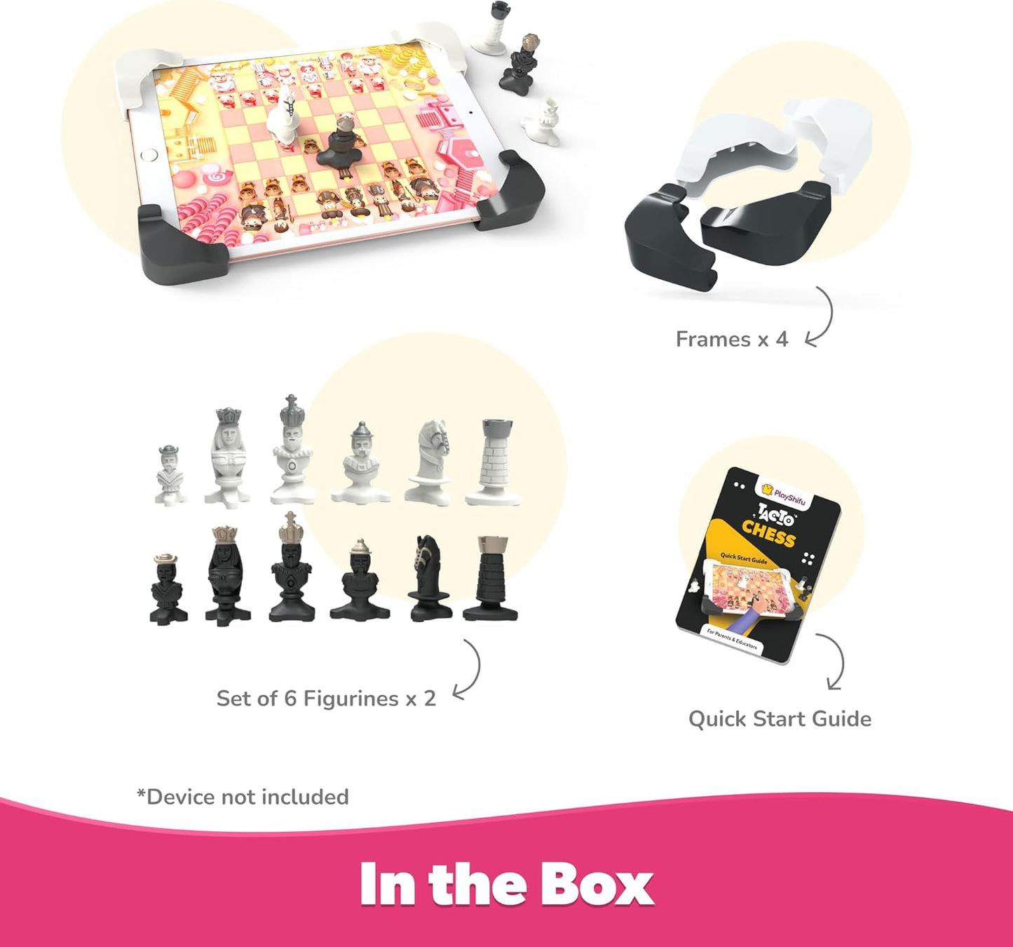 PlayShifu Tacto Chess – App-Based Interactive Chess with Real Figurines | STEM Learning & Educational Toy for Ages 6+ | Story-Based Puzzles | Gift for Boys and Girls