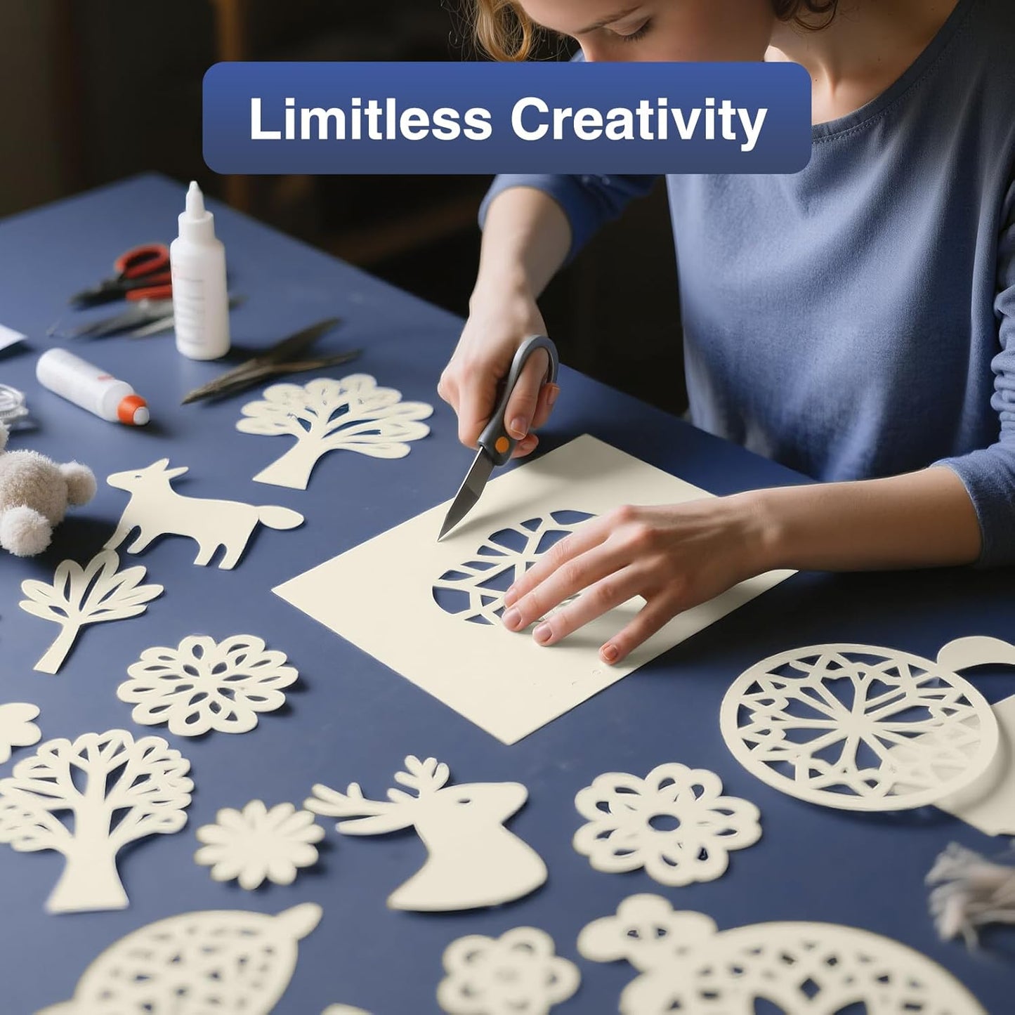 Cardstock 8.5 x 11 Inch 80 Sheets 190 gsm Heavyweight Card Stock Paper Off White Cardstock Printer Paper Perfect for Wedding Invitations, DIY Cards, Postcards, Photos, Art and Crafts