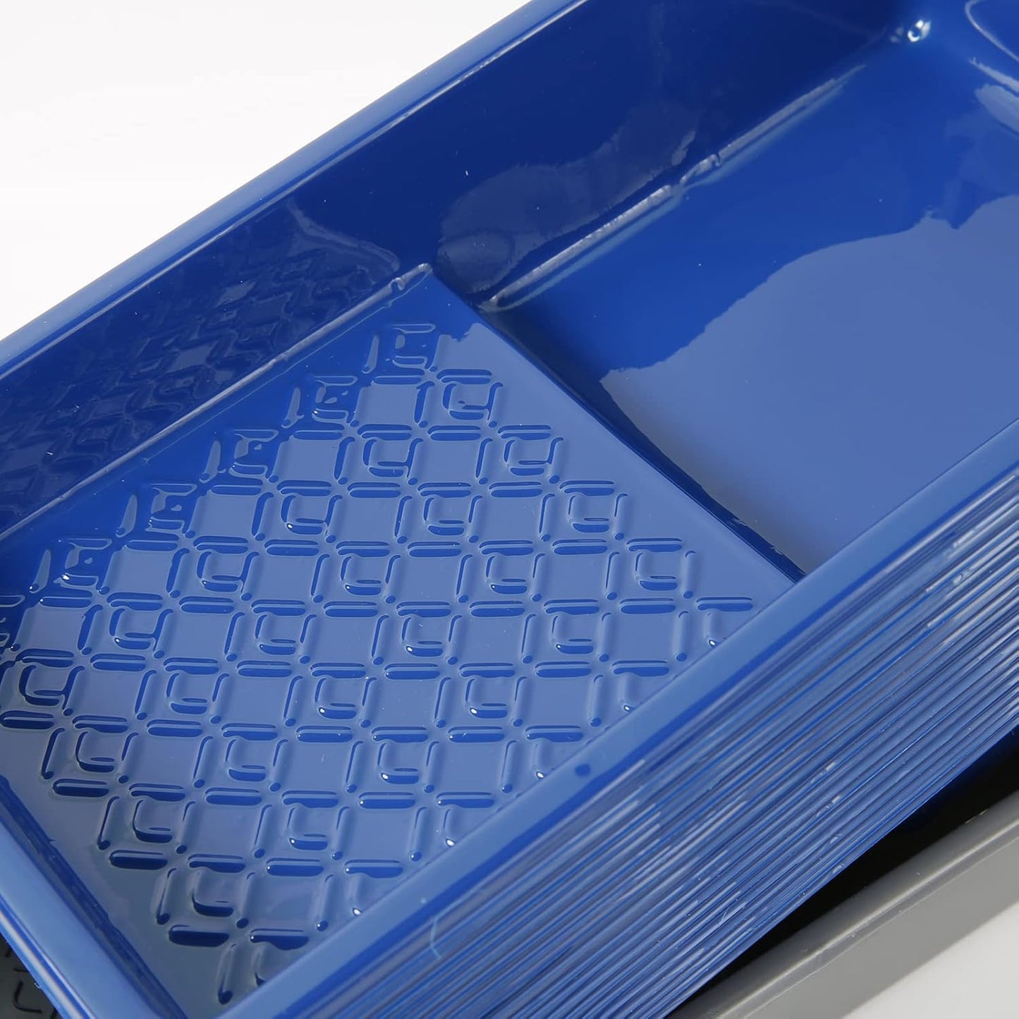 Mister Rui 4 Inch Paint Roller Tray - 22 Pack with Liners, Disposable Liners, Thickened Plastic