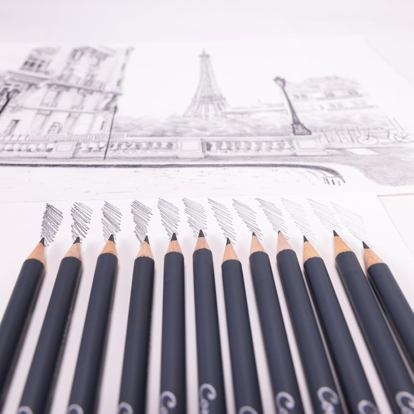 Conté à Paris 12 Count Assorted Graphite Pencil Drawing Set