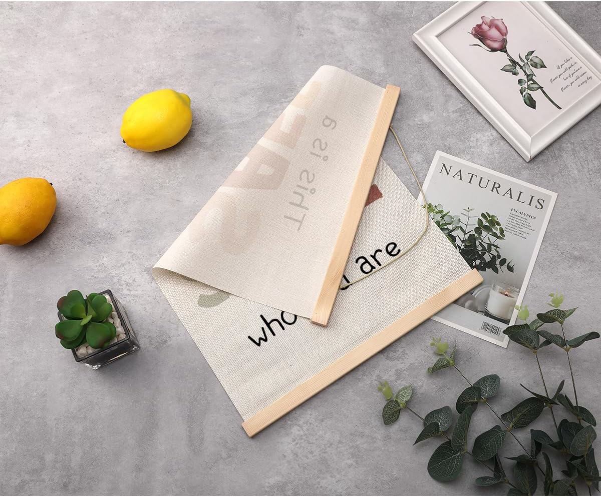 Inspirational Boho Poster Hanger, Therapy Office Decor Growth Mindset Wall Decor, Educational Posters Wall Art Wall Hanging Banner Home Calming Corner Counseling Psychologist Office Decor