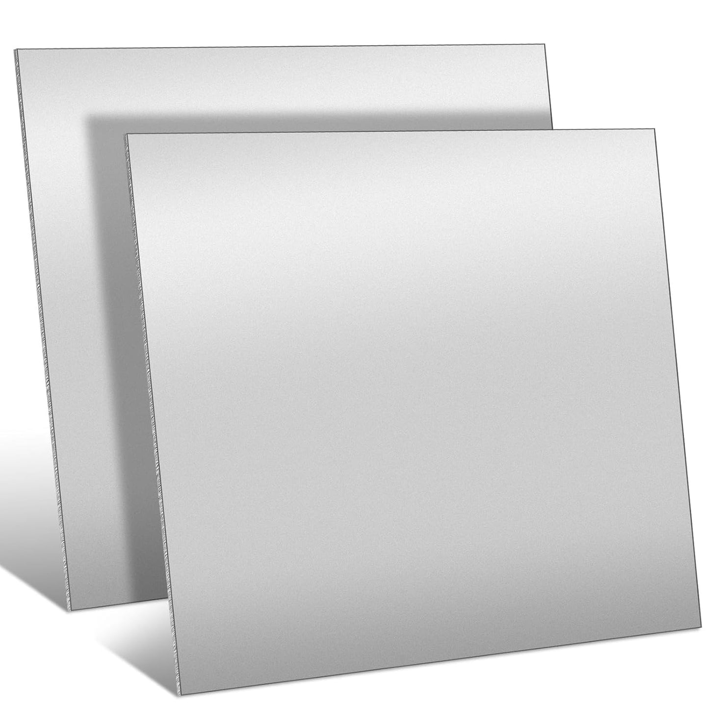 2 Pcs 16 Gauge 6 x 6 Inch Metal Steel Sheet Steel Plate Mild Carbon Cold Rolled Square Weldable Metal Panels for Outside Industrial DIY Use Projects Weld Accessories