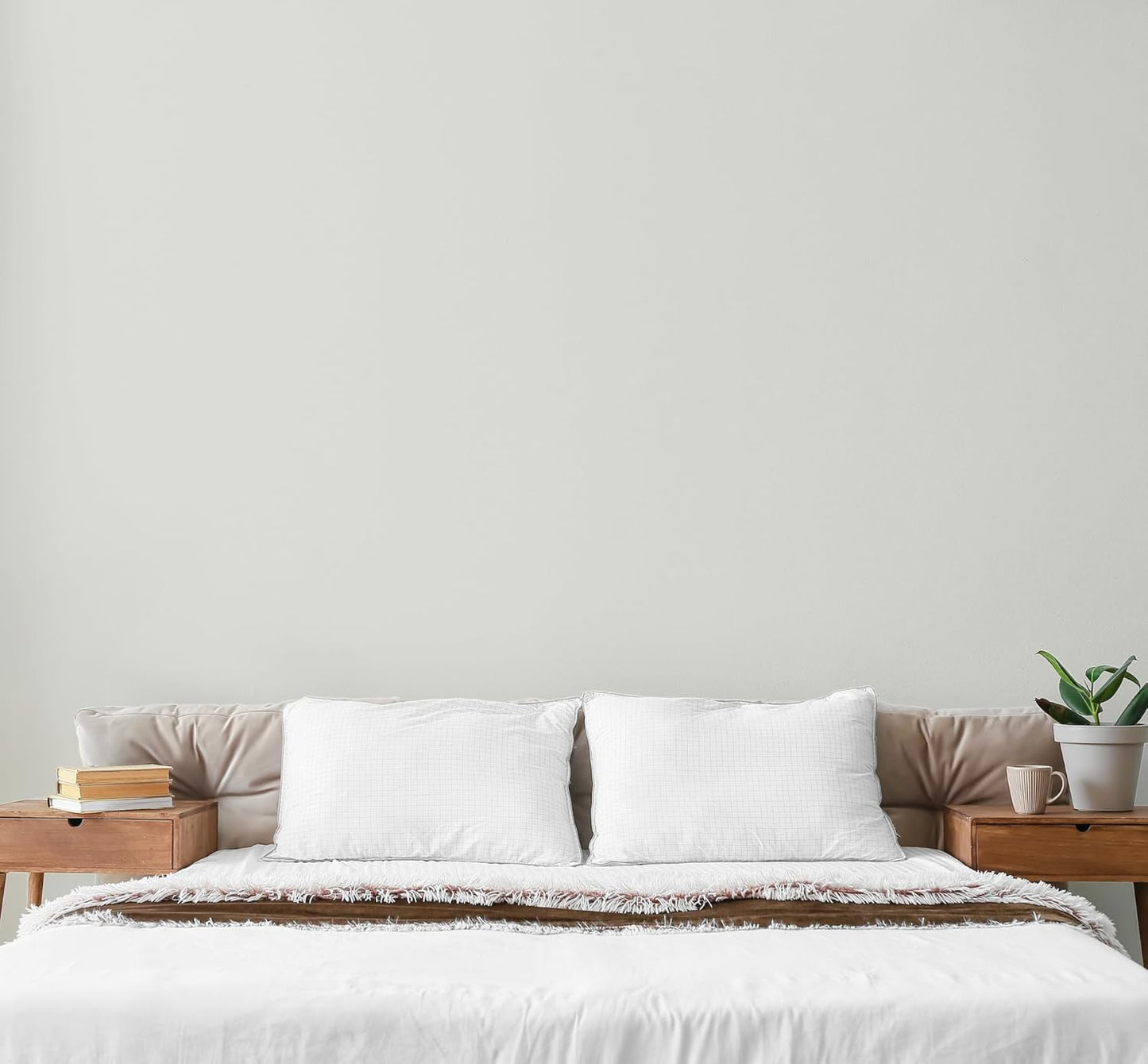 EVOLVE Paint & Primer: Environment-friendly, Low Sheen with One-coat Coverage for Interior & Exterior surfaces (Antique White, 5-Gallon)