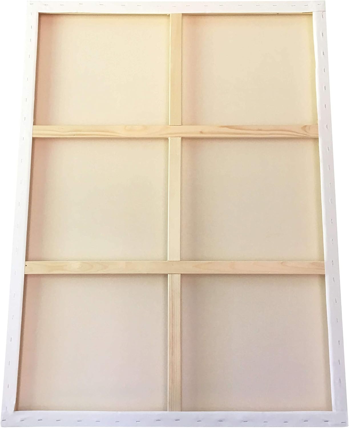 milo Stretched Artist Canvas | 48x60 inches | 2 Pack | 1.5” inch Thick Gallery Profile | 15 oz Primed Large Canvases for Painting, Ready to Paint Art Supplies for Acrylic, Oil