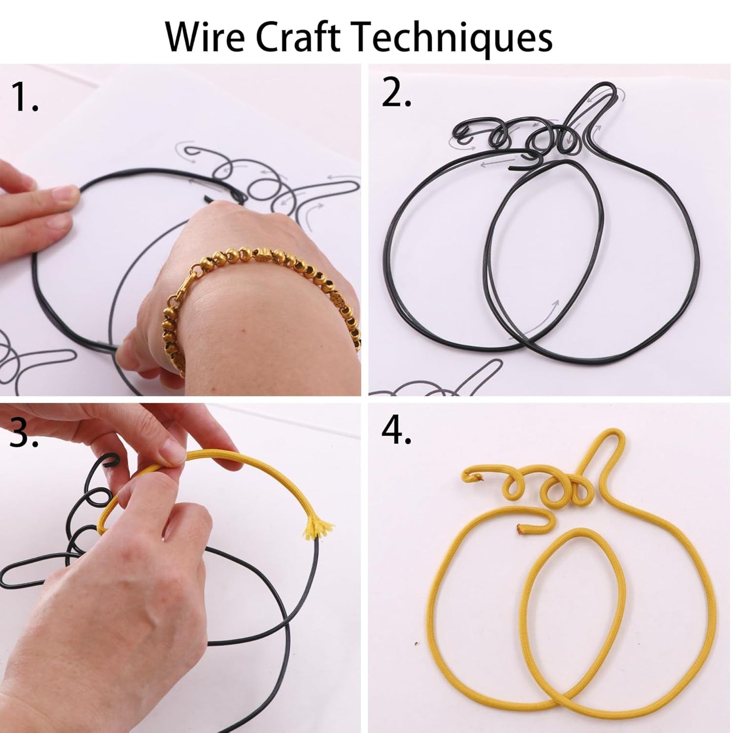 Wire Craft Kit for Adults, Teens Halloween DIY Wire Art Crafts Set for Home Gatherings, Birthday Party Group, Holiday Parties, Women Birthday, Mother's Day Gifts, Handmade Home Decor (Halloween)