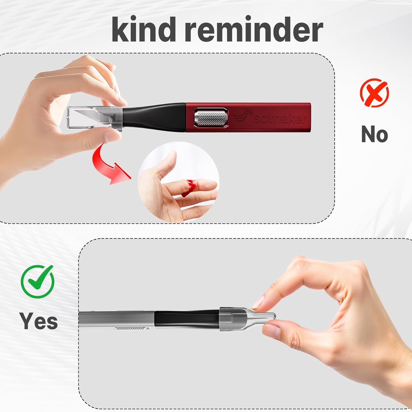 5 PCS Exacto Knife,Hidden Blade Design at The End,Comes with 5 Spare High Qualiry Carbon Steel Exacto Knife Blades. Craft Knife for Crafting, Arts,Modeling,Scrapbooking,Stencil,DIY Projects.5 Color