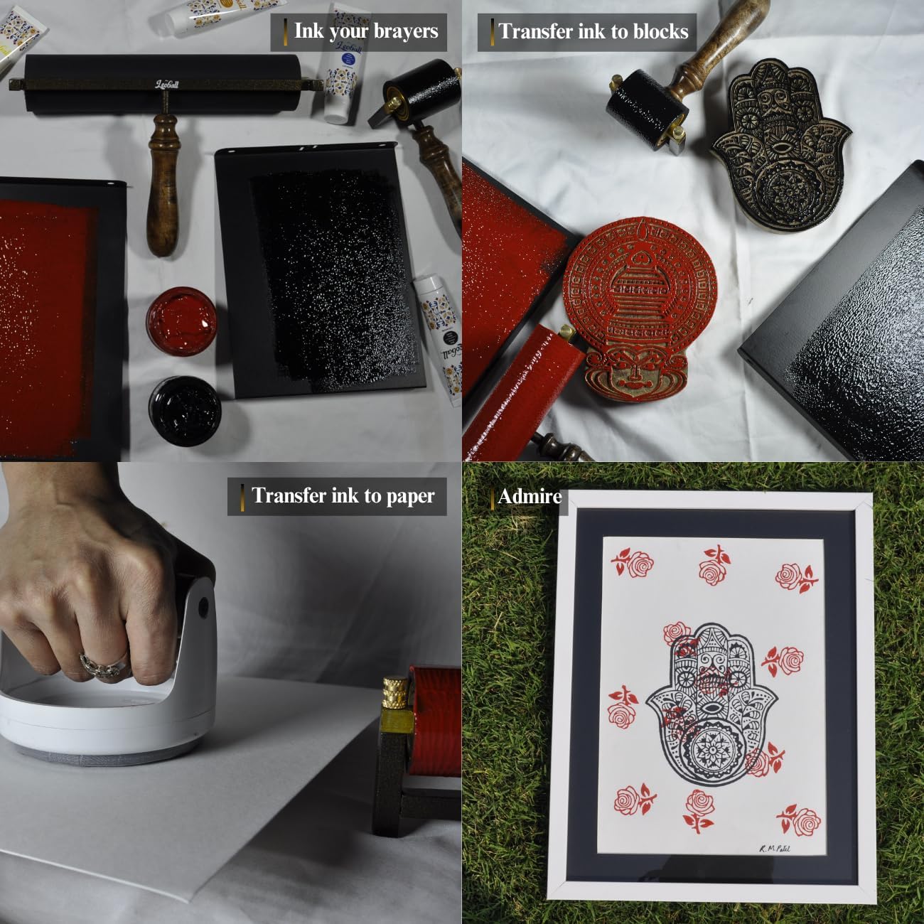 Leoball® Water-Soluble Block Printing Ink, 5-Ounce Jar (Red)