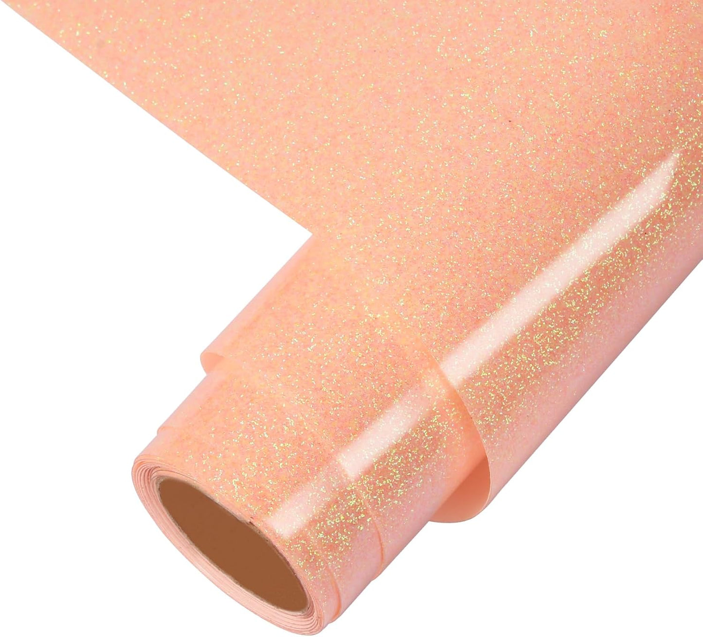 TORC Blush Glitter HTV Heat Transfer Vinyl Roll 12 inch x 5 ft Iron on Vinyl for T Shirts Crafts