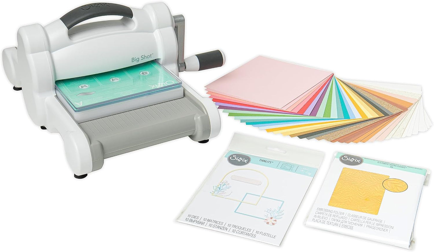Sizzix Big Shot Starter Kit (6"), White/Grey