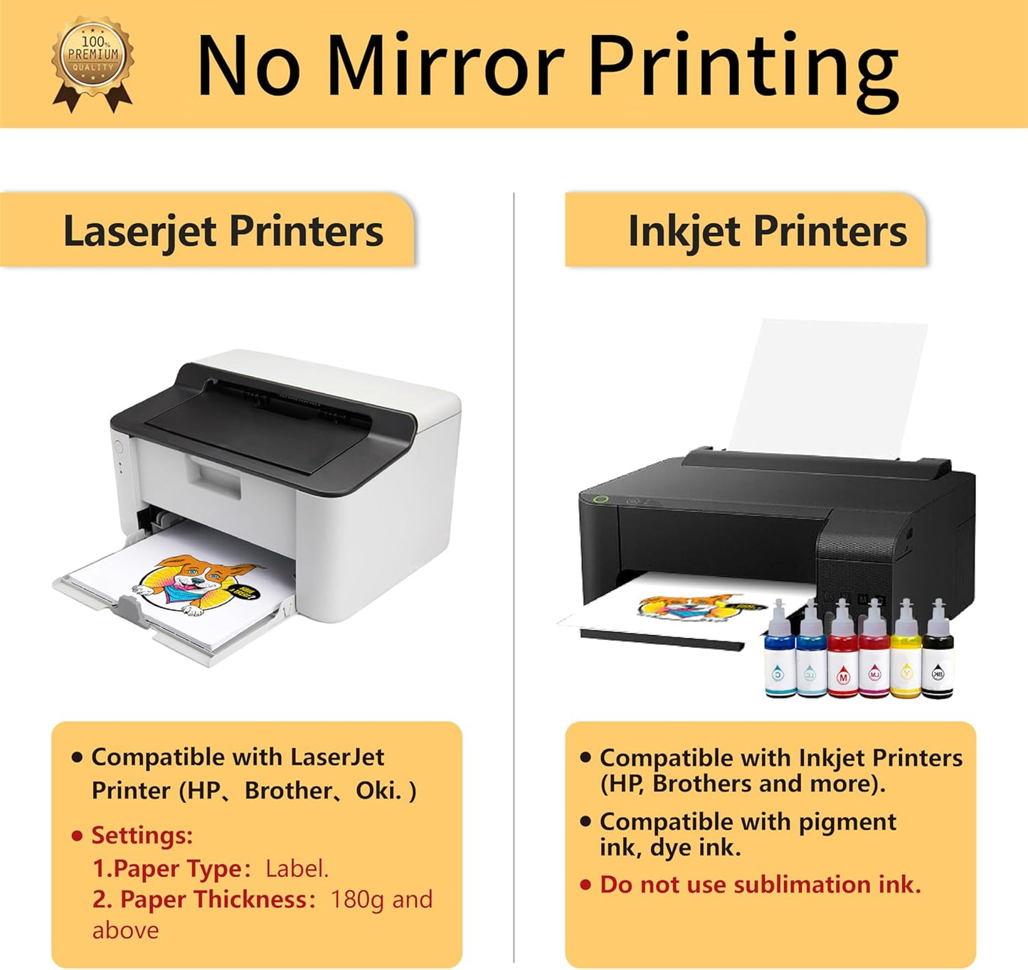 TransOurDream Iron on Heat Transfer Paper for Dark Fabric (20+2 Sheets, 8.5x11") Printable Iron on Transfers for Inkjet Printer & Laserjet Printer, Heat Transfer Vinyl for T Shirts (D3-BW-22)