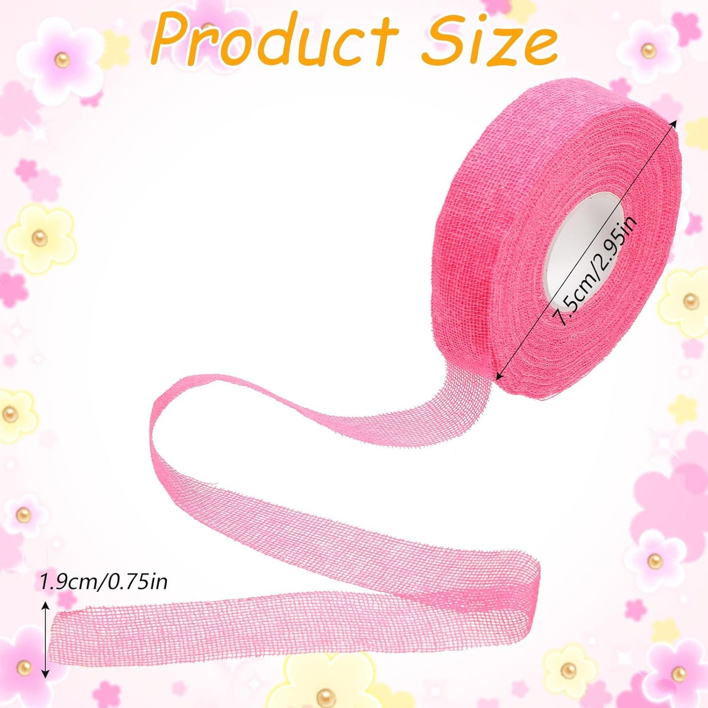 Bewudy 3 Rolls Thimble Tape for Hand Sewing, Sewing Thimble Finger Protector Tape Breathable Cotton Gauze Thimble Tapes Knitting Bandage Wrap for Quilting Crocheting Embroidery