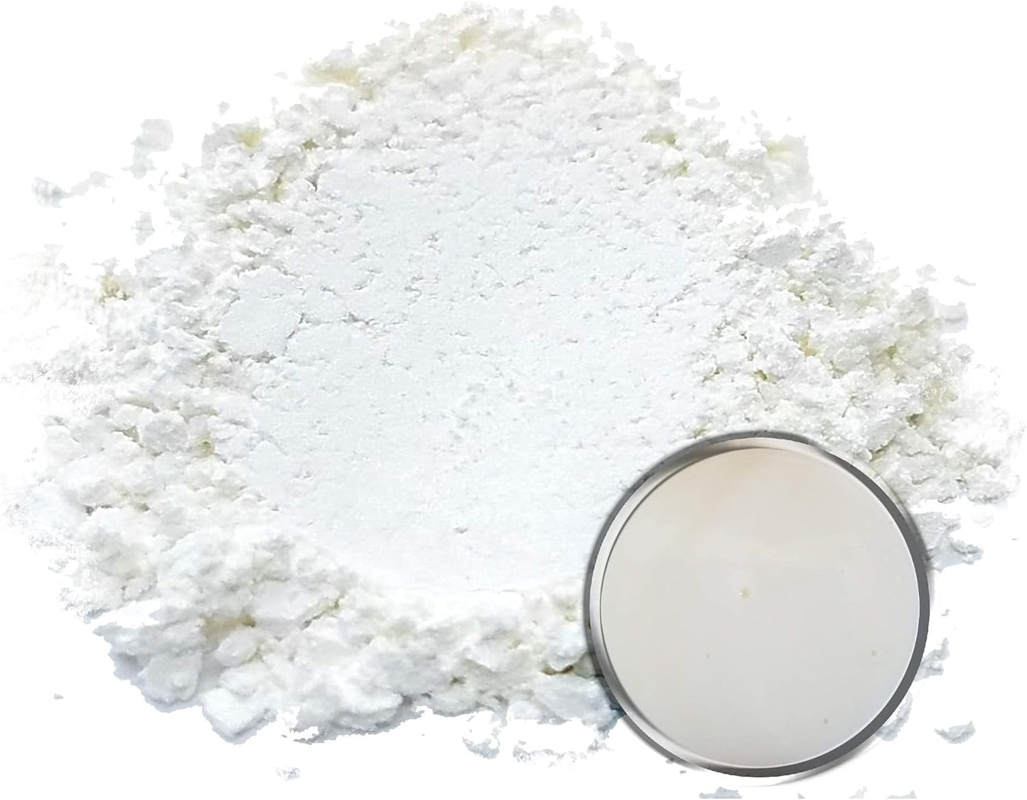 Eye Candy Pigments Premium White Mica Powder - Shiro White (25gr) - for Epoxy, Resin, Soap, Paint, Woodworking, Acrylic Pouring, Bath Bombs, Fishing Lures - DIY Arts and Crafts Additive