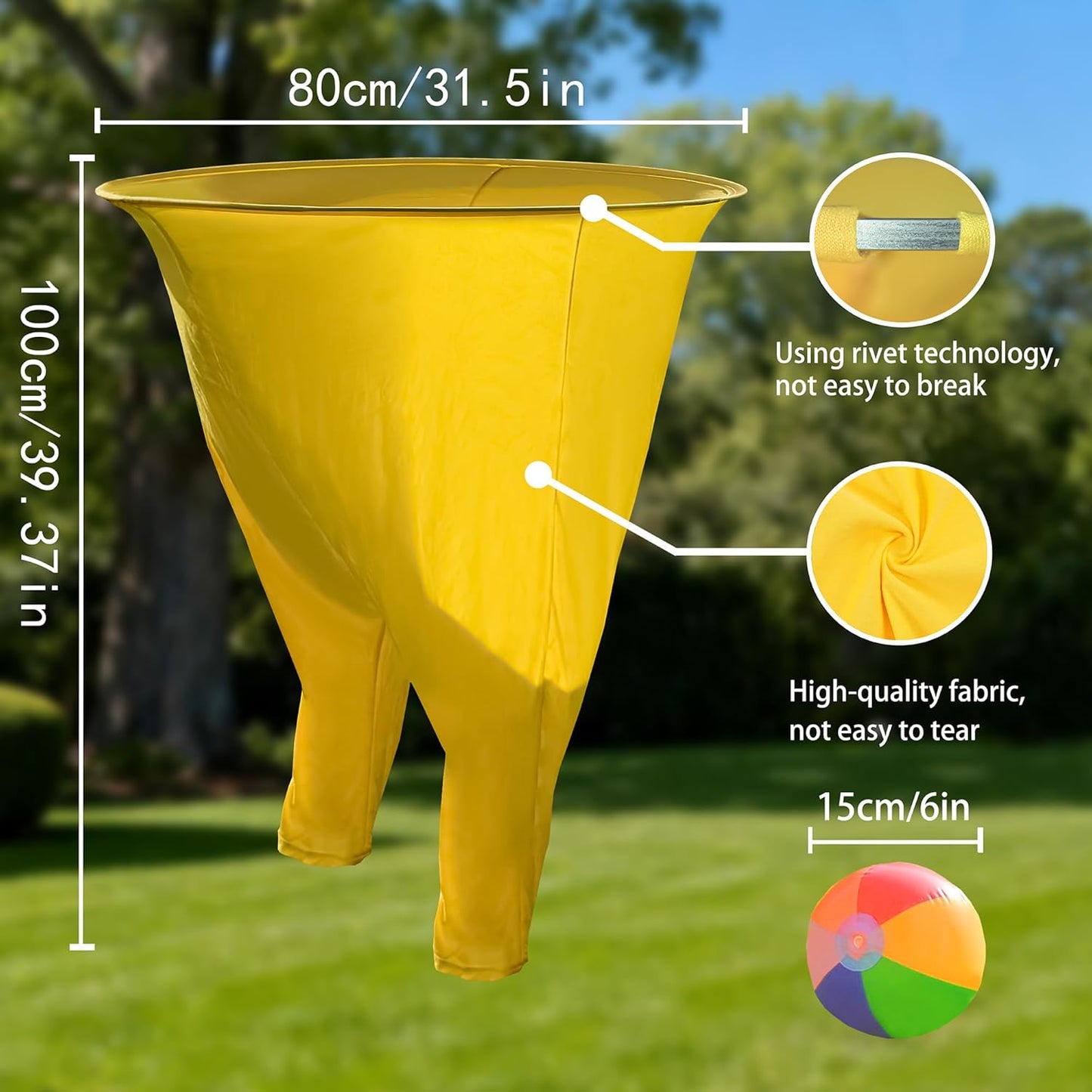 Granny Pants Yard Game, Hilarious Inflatable Ball Relay Set with Granny Giant Stretchy Pants, Ganny Pants Outdoor Game, Balls and Pump, Team Relay Family Reunion Party Field Game Set