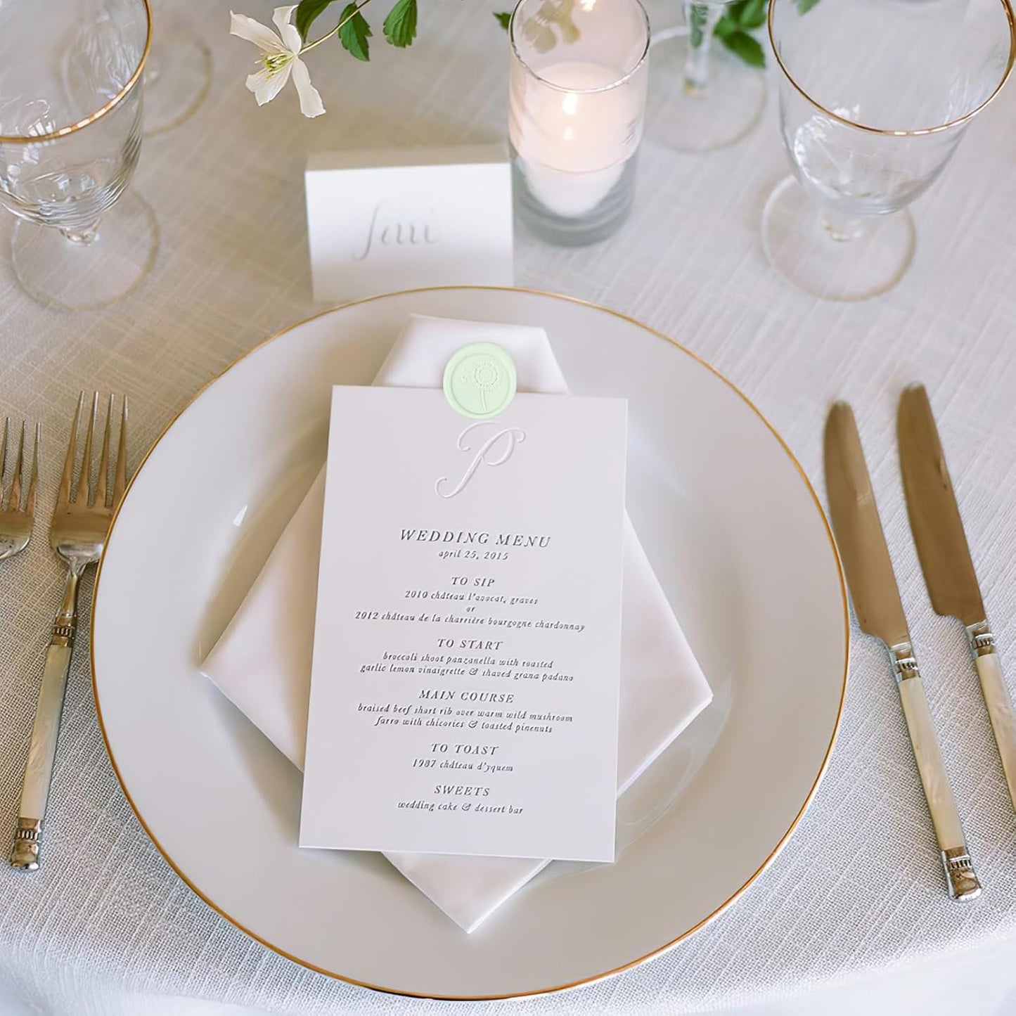 Glue Gun Sealing Wax Sticks for Wax Seal Stamp -Sage Green, Great for Wedding Invitations, Cards Envelopes, Snail Mails, Wine Packages, Christmas Gift Ideas, Pack of 10