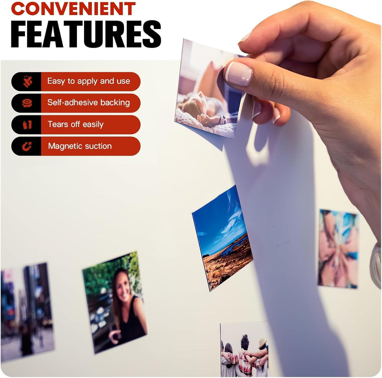 STOBOK Magnetic Tape Dispenser, Flexible Magnetic Tape Magnetic Strip with Adhesive Backing and Tape Dispenser, Magnetic Tape Roll for Crafts DIY Projects Home Office Use